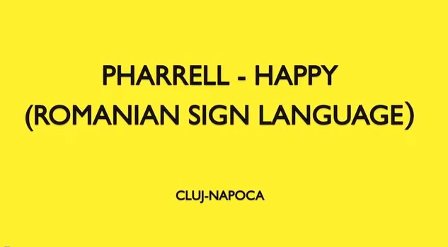 romanian sign language happy in cluj