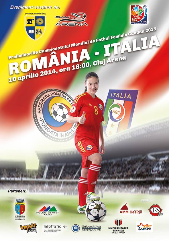 romania italia fotbal feminin