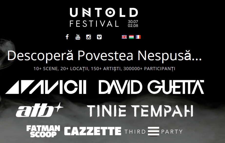 untold festival 2015