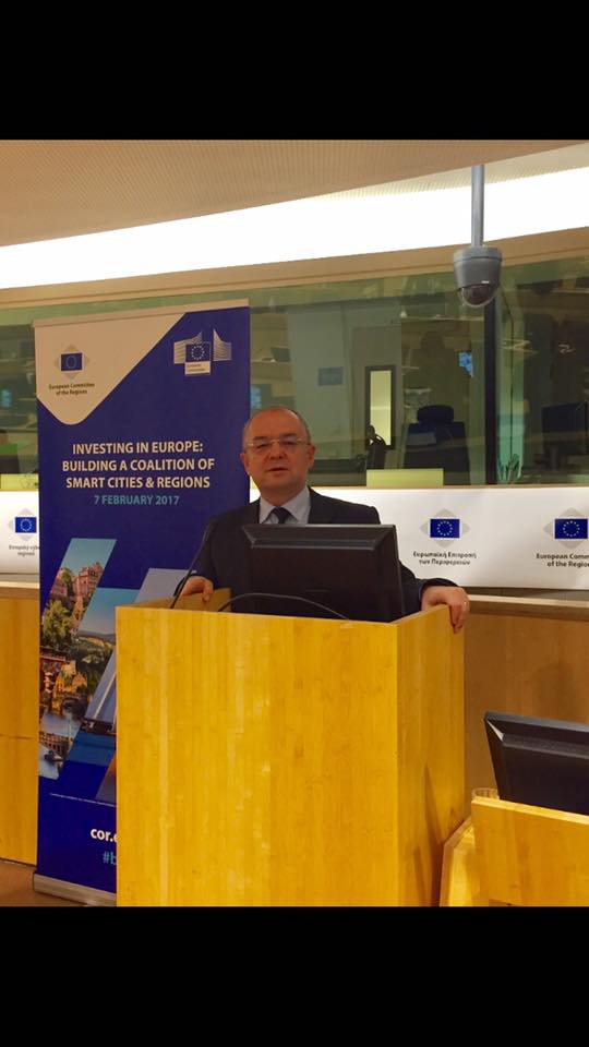 Emil Boc a prezentat Clujul la Bruxelles, in cadrul Comitetului European al Regiunilor