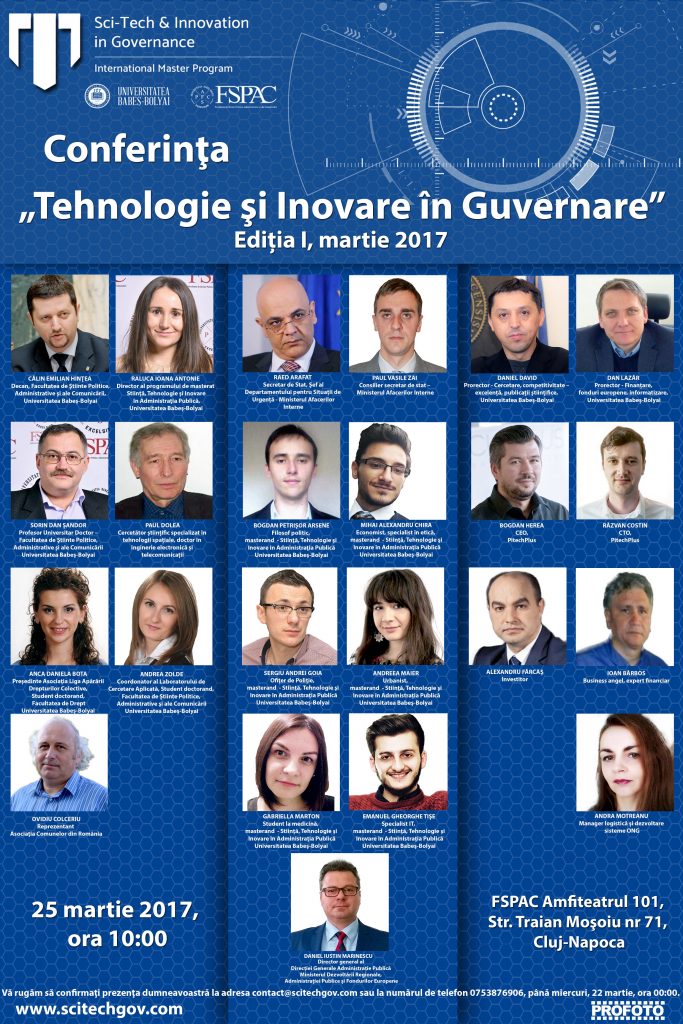 Specialiști din UBB Cluj, administrația centrală și mediul economic, dezbatere despre tehnologia și inovarea în guvernare