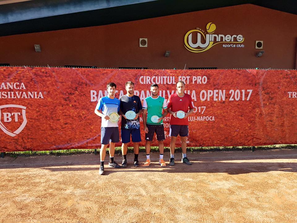 Alex Jecan și Patrick Grigoriu au câștigat proba de dublu a turneului Banca Transilvania Open 2017 de la Winners Tennis Club