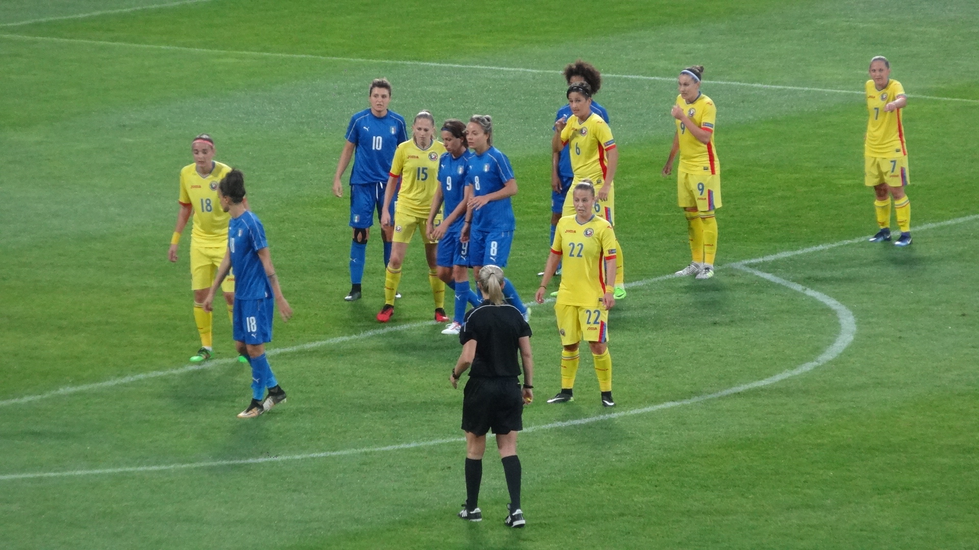 România, înfrângere în faţa Italiei în primul meci al preliminariilor pentru CM 2019 de fotbal feminin! „Tricolorele” au rezistat 77 minute fără gol primit! FOTO