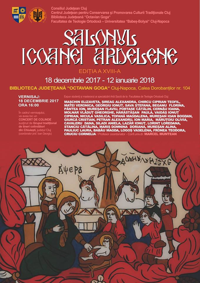 Salonul Icoanei Ardelene, la Biblioteca Judeţeana „Octavian Goga” din Cluj