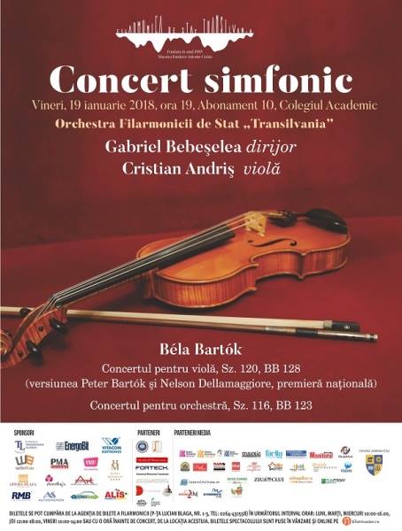 Seară Bartók la Filarmonica „Transilvania”