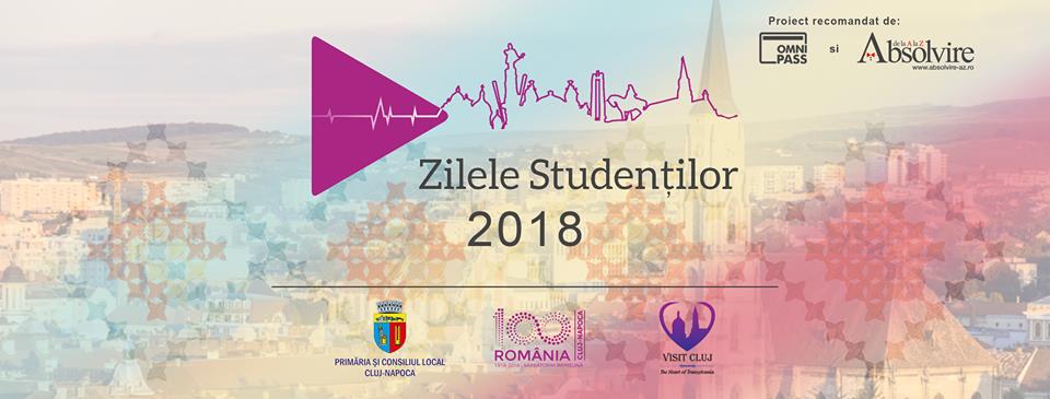 Începe cea de-a doua ediție a proiectului Zilele Studenților la Cluj-Napoca!