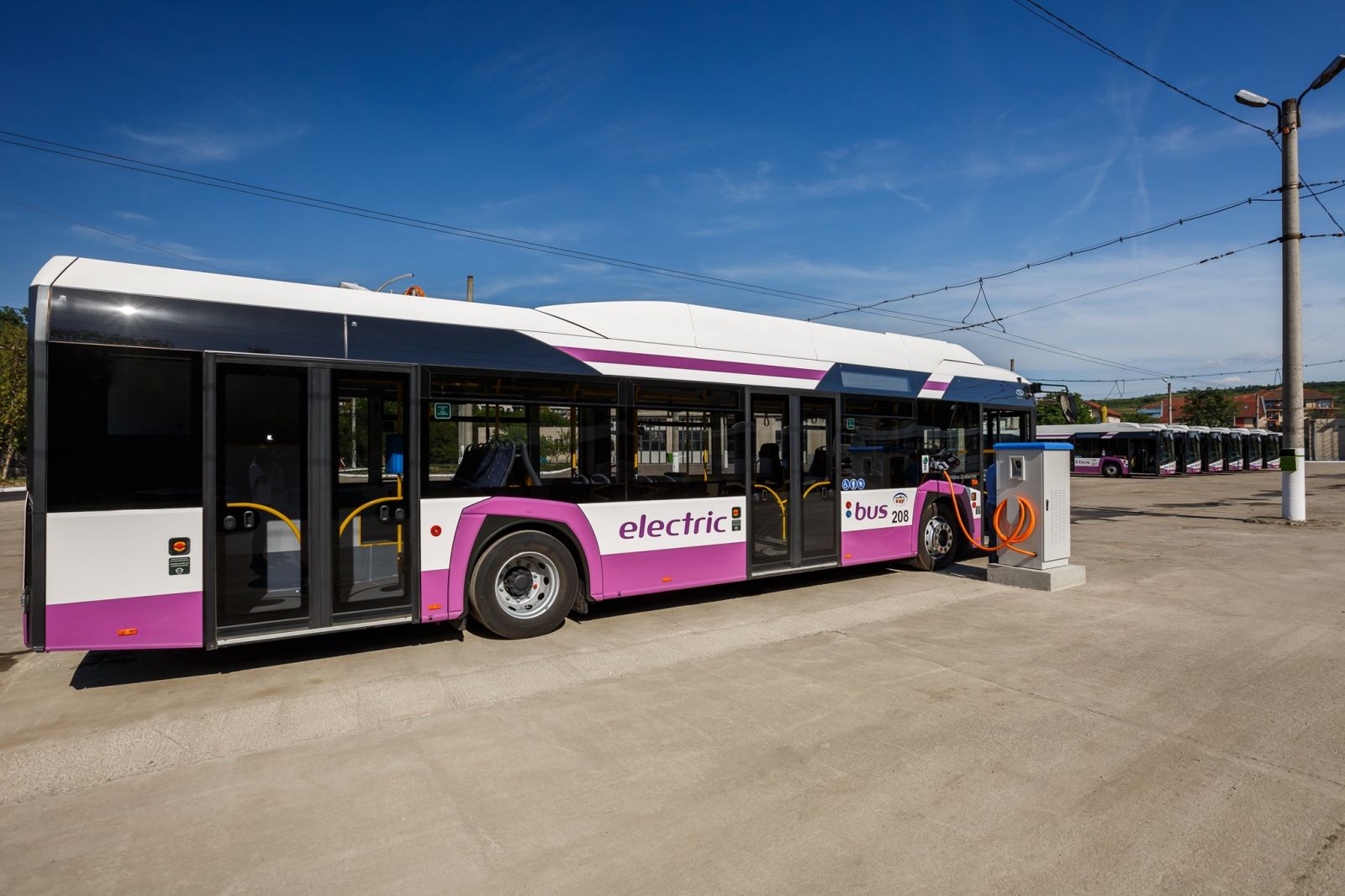 10 autobuze electrice au intrat în circulație la Cluj-Napoca
