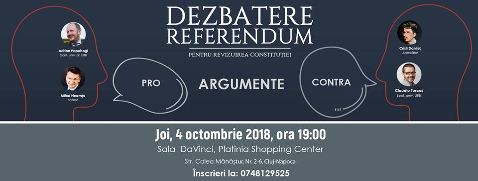 Dezbatere PRO şi CONTRA despre referendumul pentru familie, în 4 octombrie, la Platinia Shopping Center!