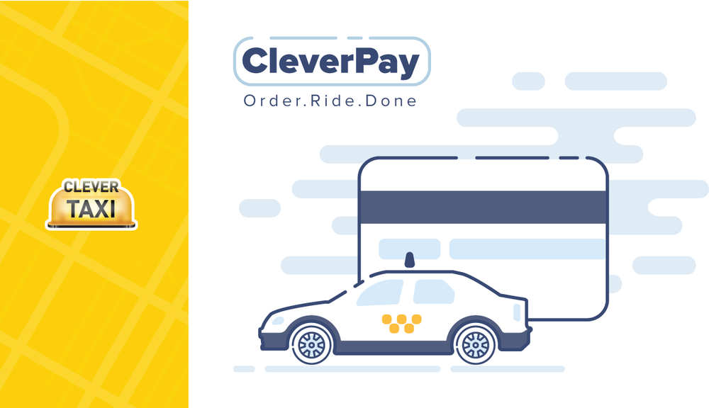 E atât de simplu să comanzi un taxi! Instalează-ţi aplicaţia Clever Taxi şi poţi plăti cursa direct cu cardul!
