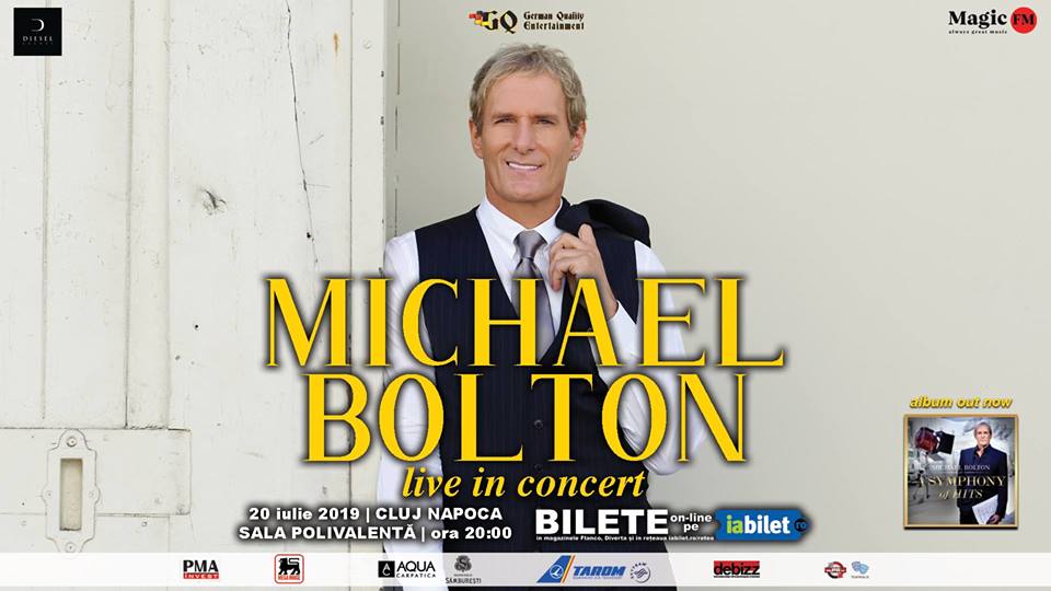 Americanul Michael Bolton, concert în iulie la Sala Polivalentă din Cluj-Napoca!