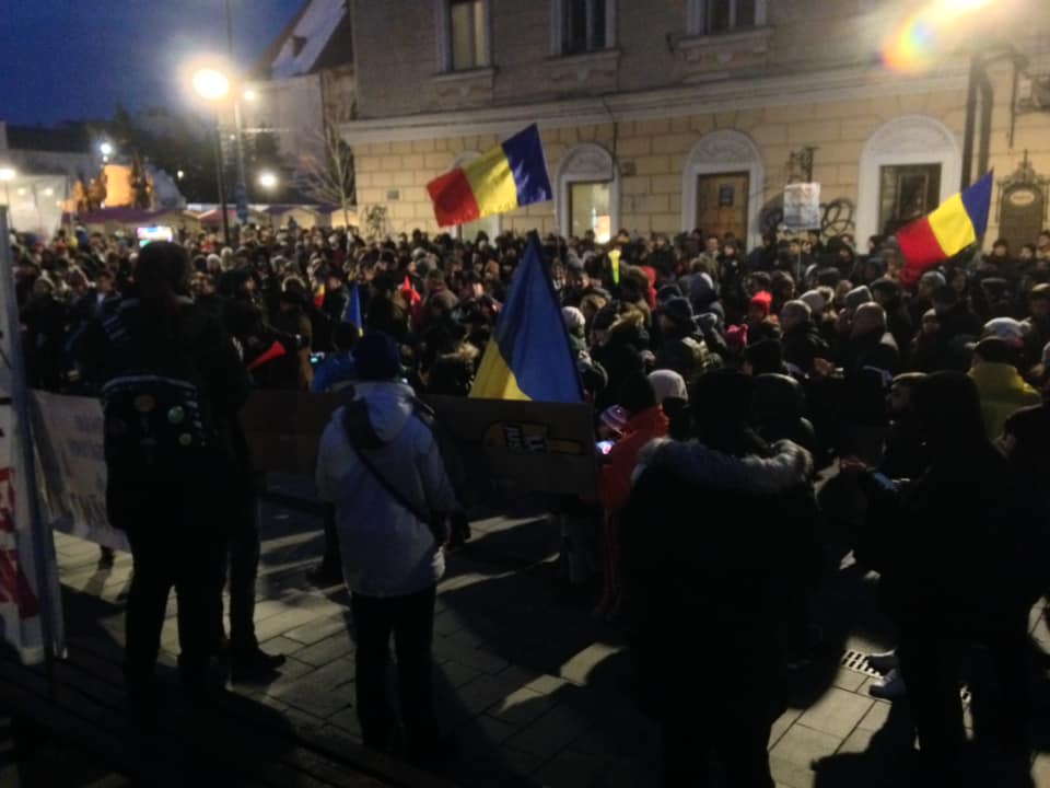 Protestatarii din Cluj-Napoca propun GREVĂ GENERALĂ o zi, pe 15 martie!