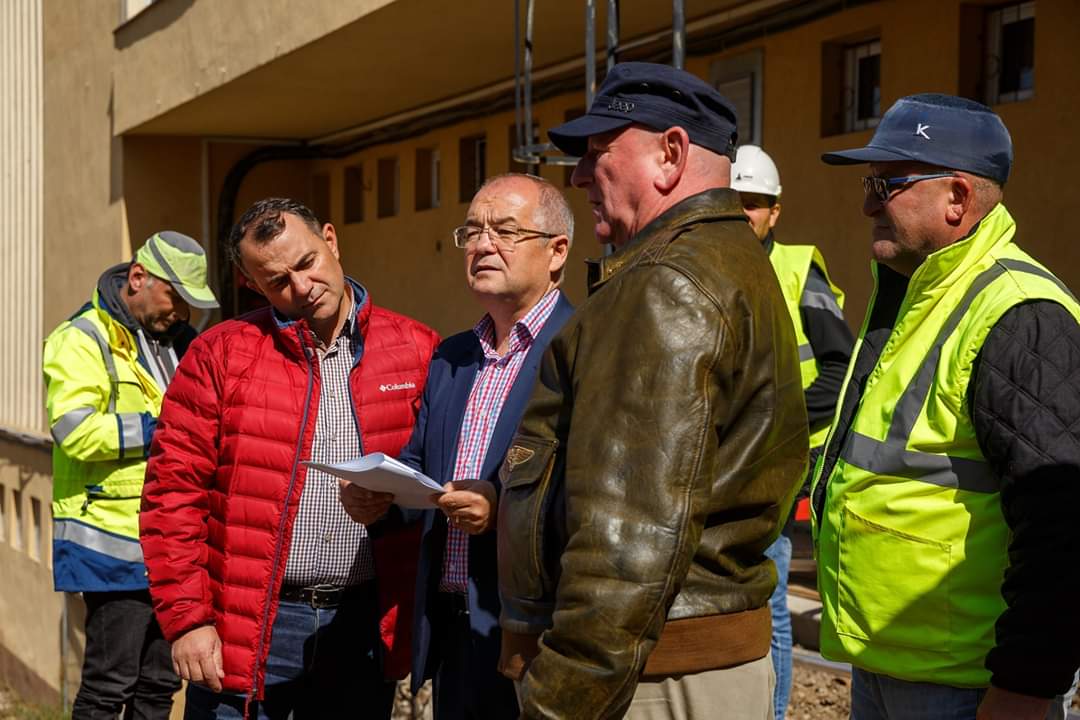 Boc, inspectorul șantierelor Clujului. Edilul a verificat stadiul lucrărilor la parking-ul de 320 de locuri din Hașdeu