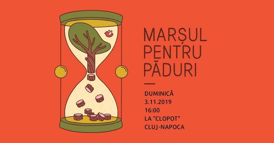 Clujenii ies în stradă duminică, 3 noiembrie, la Marşul Pădurilor, de la ora 16:00!