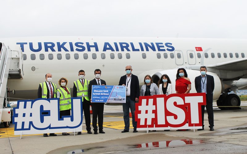 Turkish Airlines a reluat zborurile pe ruta Cluj-Napoca – Istanbul
