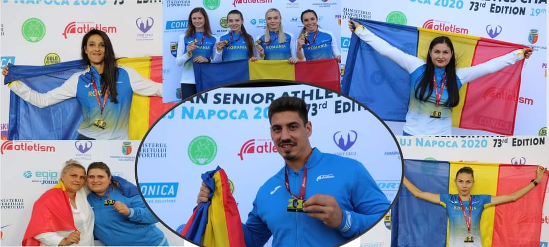29 de medalii pentru sportivii români în cadrul Campionatului Balcanic de Atletism, desfășurat în weekend, pe Cluj Arena