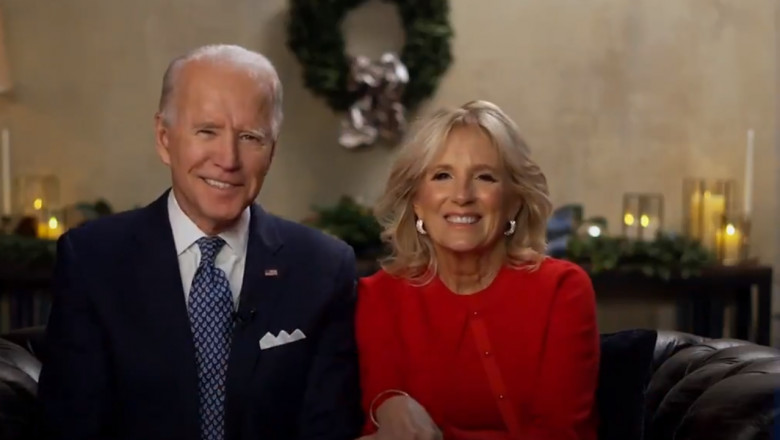 Mesajul președintelui ales al Americii, Joe Biden, alături de soția sa, Jill Biden, de Crăciun: „În curând vor veni zile mai fericite”
