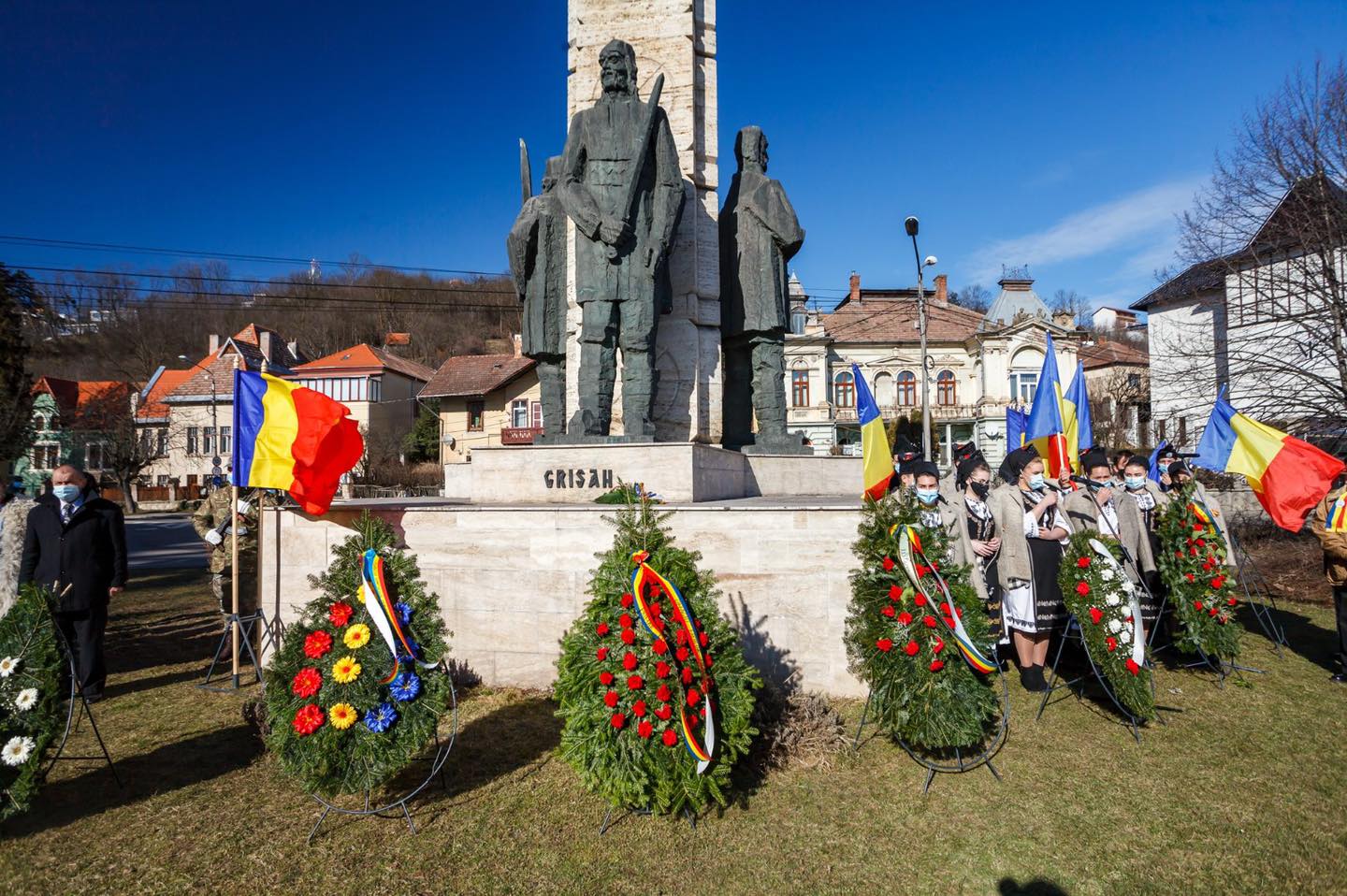 Moții i-au comemorat astăzi pe martirii neamului românesc, Horea, Cloșca și Crișan, la Cluj-Napoca. Boc: „A fi patriot trebuie să fie o mândrie”