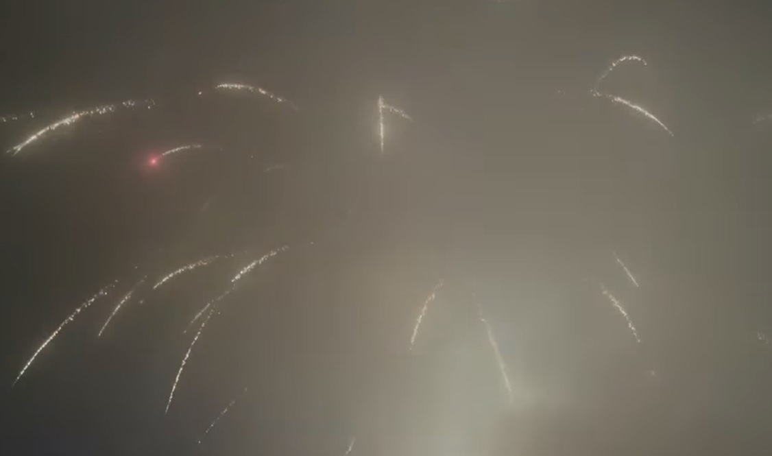 Foc de artificii impresionant la Florești. Nu a fost ceață aici – VIDEO