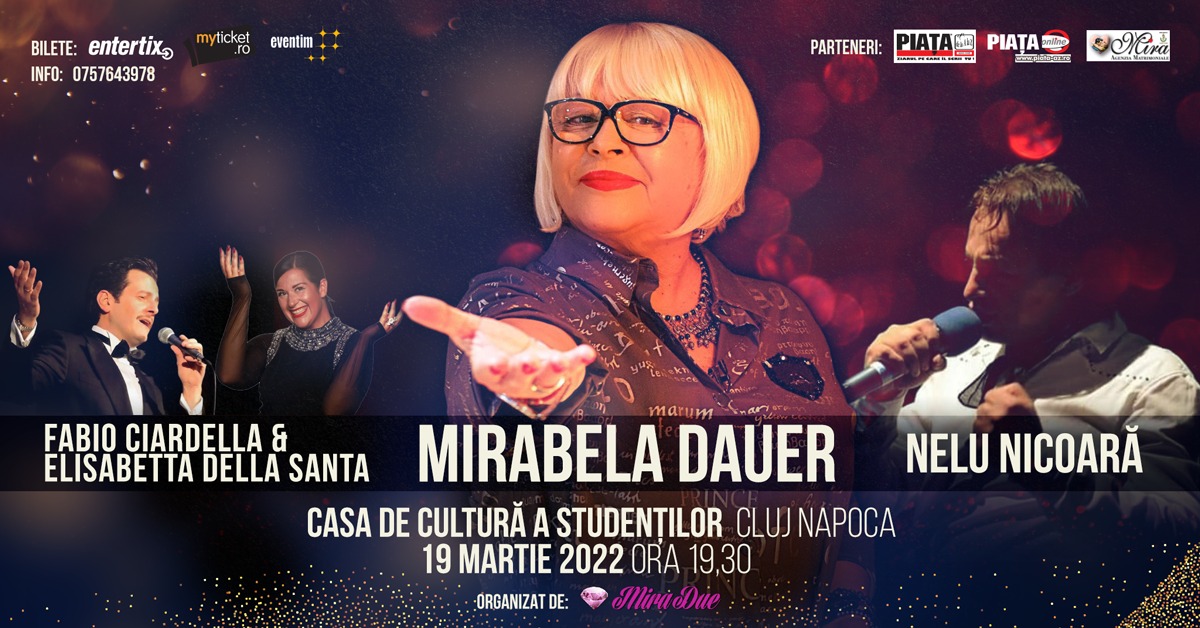 Concert Mirabela Dauer la Cluj!