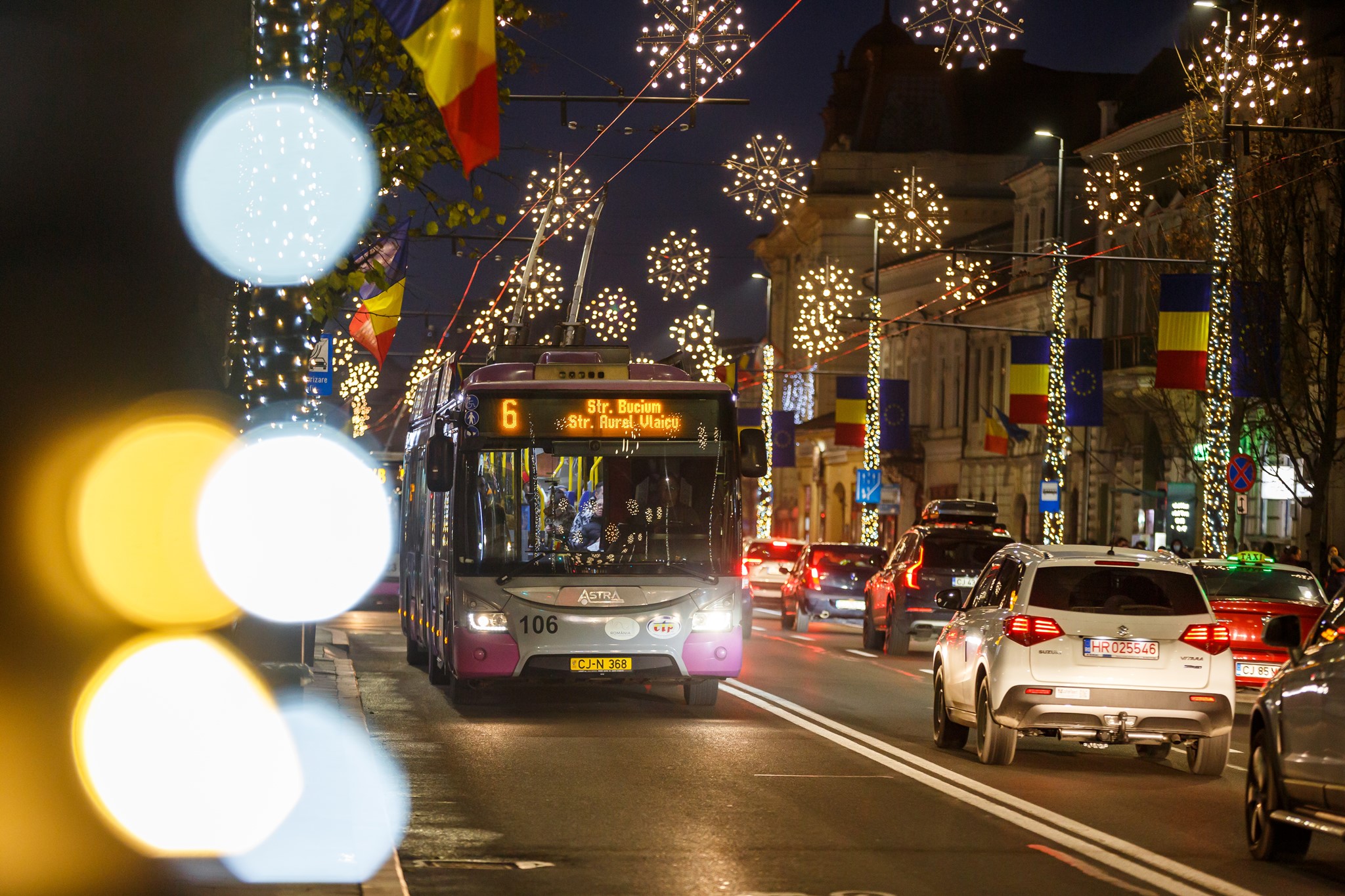 Programul transportului în comun de Crăciun la Cluj-Napoca